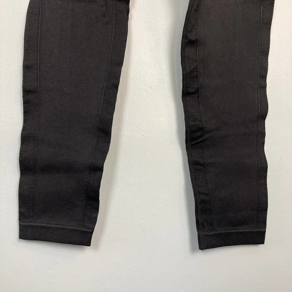 𝅺homma Black Seamless High Waisted Compression Leggings Women's Size XL - Picture 11 of 12